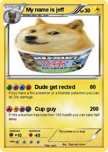 Pokemon My name is jeff