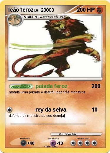 Pokemon leão feroz