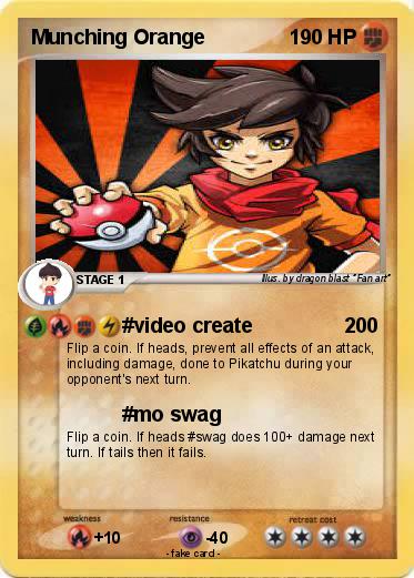 Pokemon Munching Orange