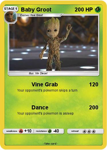 Pokemon Baby Groot