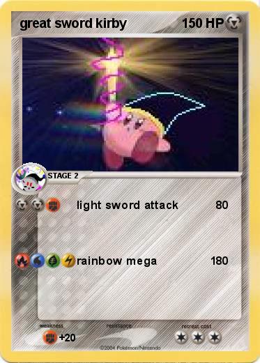 Pokemon great sword kirby