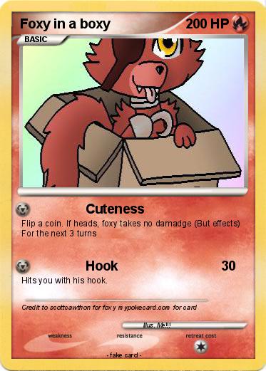 Pokemon Foxy in a boxy
