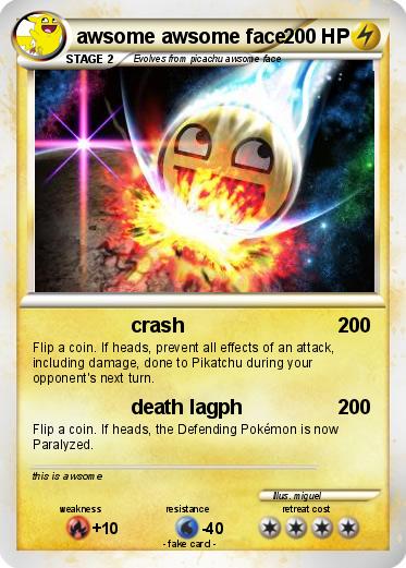 Pokemon awsome awsome face