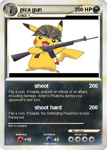 Pokemon pica gun