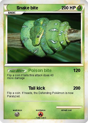 Pokemon Snake bite