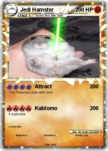 Pokemon Jedi Hamster