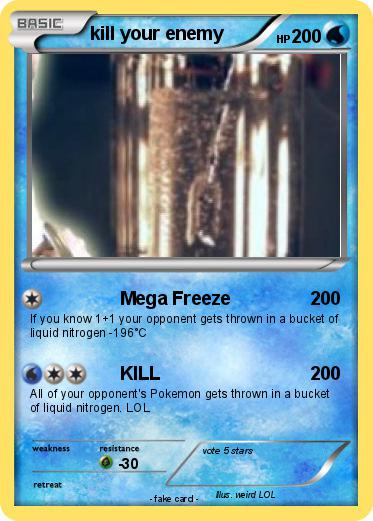 Pokemon kill your enemy