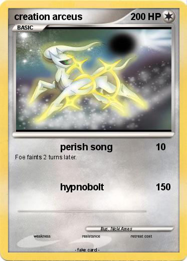Pokemon creation arceus