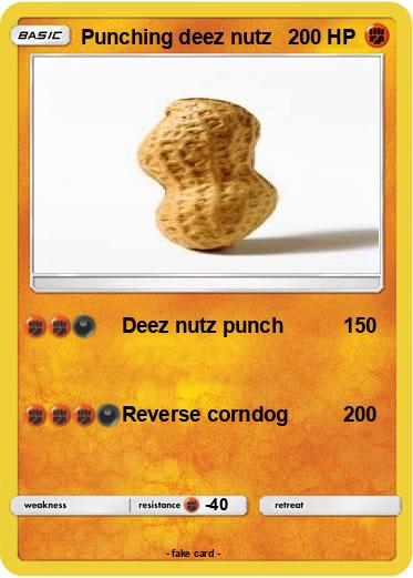 Pokemon Punching deez nutz