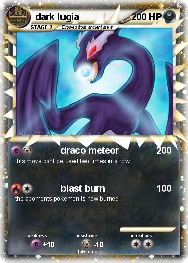 Pokemon dark lugia
