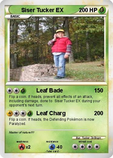 Pokemon Siser Tucker EX