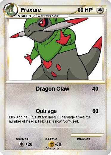 Pokemon Fraxure
