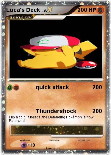 Pokemon Luca's Deck
