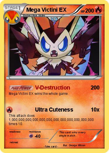 Pokemon Mega Victini EX