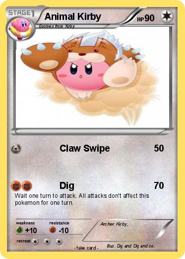 Pokemon Animal Kirby