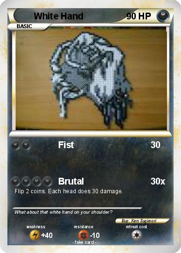 Pokemon White Hand