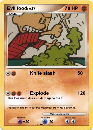 Pokemon Evil food
