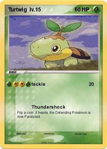 Pokemon Turtwig  lv.15