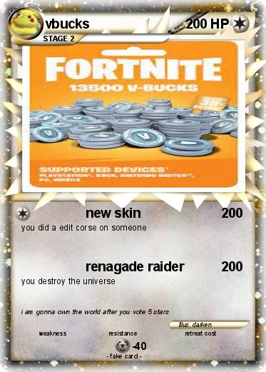 Pokemon vbucks