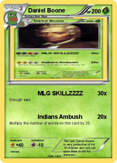 Pokemon Daniel Boone