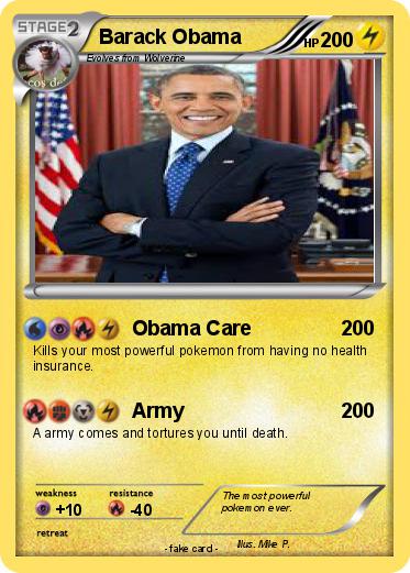 Pokemon Barack Obama