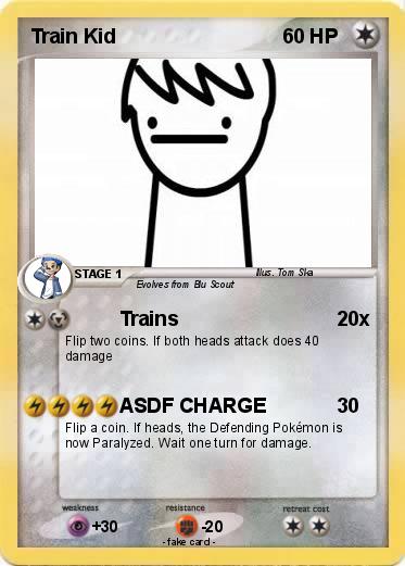 Pokemon Train Kid
