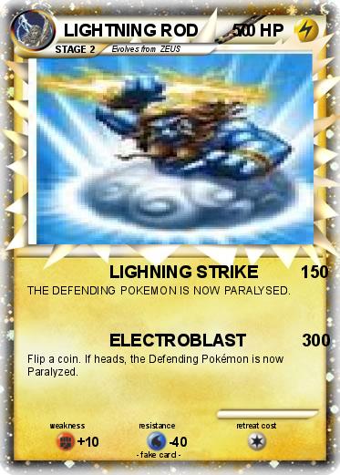 Pokemon LIGHTNING ROD       50
