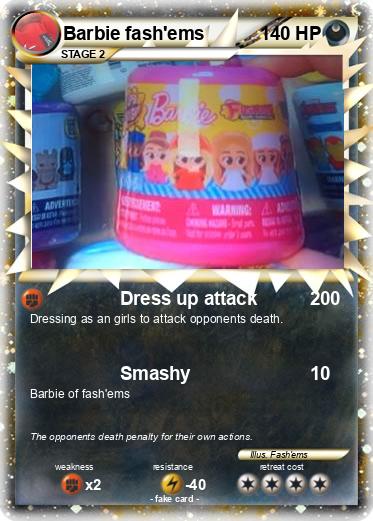 Pokemon Barbie fash'ems