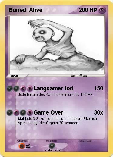 Pokemon Buried  Alive