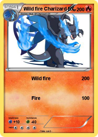 Pokemon Wild fire Charizard EX