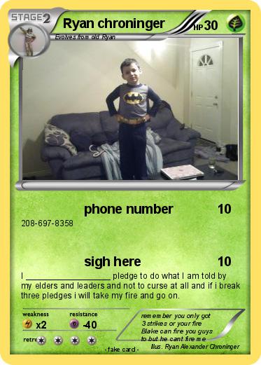 Pokemon Ryan chroninger