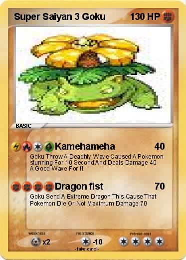 Pokemon Super Saiyan 3 Goku
