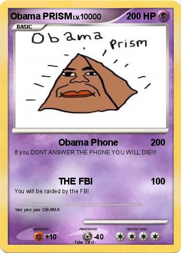 Pokemon Obama PRISM