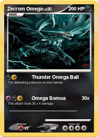 Pokemon Zecrom Omega