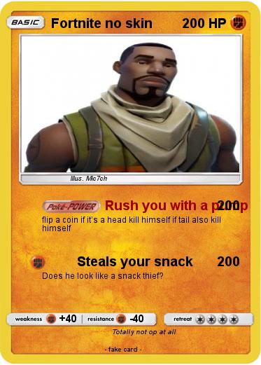 Pokemon Fortnite no skin