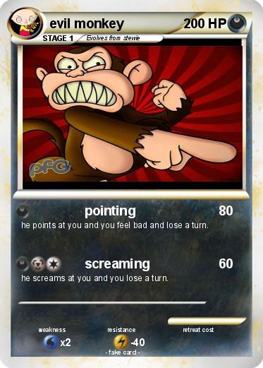 Pokemon evil monkey