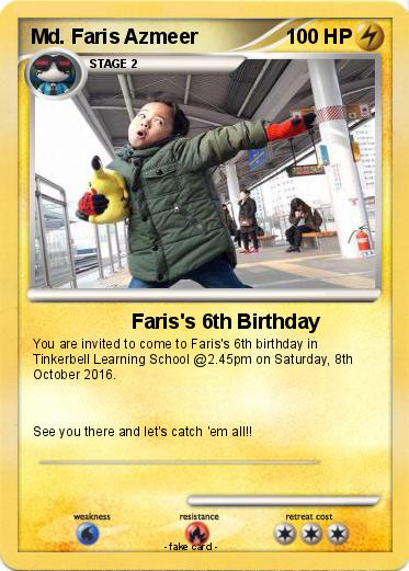 Pokemon Md. Faris Azmeer