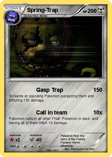 Pokemon Spring-Trap Pokemon Spring-Trap