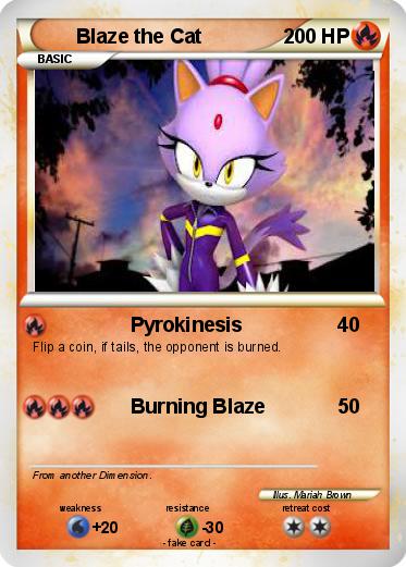 Pokemon Blaze the Cat