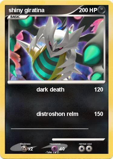 Pokemon shiny giratina