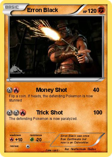 Pokemon Erron Black