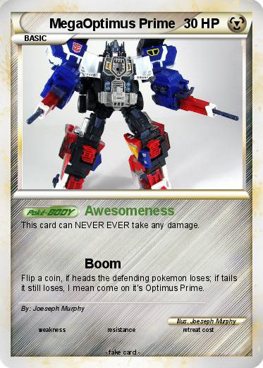 Pokemon MegaOptimus Prime
