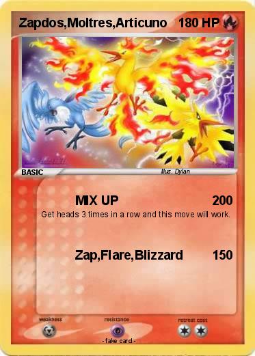 Pokemon Zapdos,Moltres,Articuno