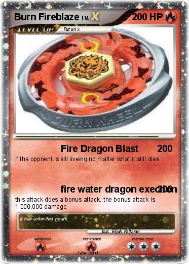 Pokemon Burn Fireblaze