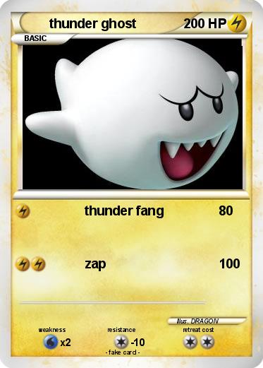 Pokemon thunder ghost