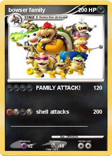 Pokemon bowser family