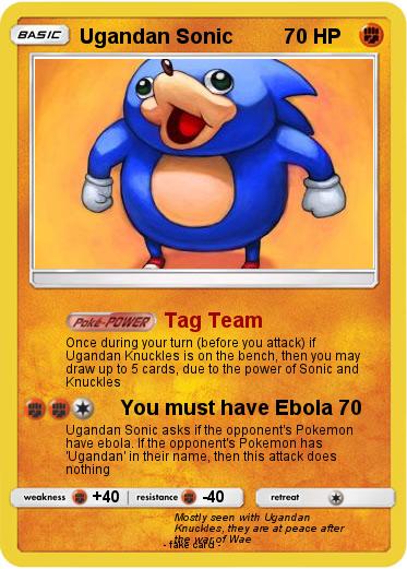 Pokemon Ugandan Sonic