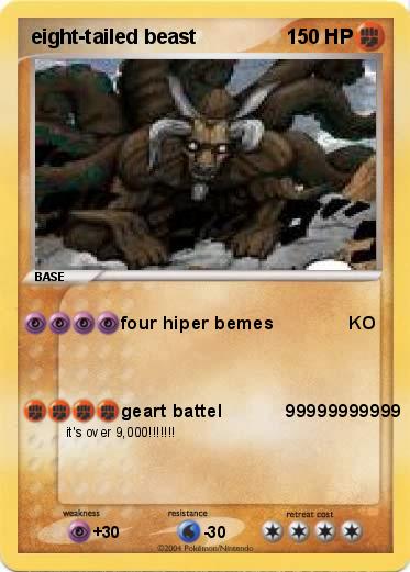 Pokemon eight-tailed beast 