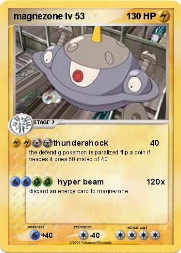 Pokemon magnezone lv 53