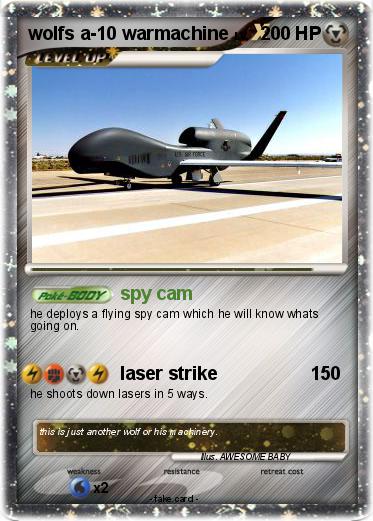 Pokemon wolfs a-10 warmachine